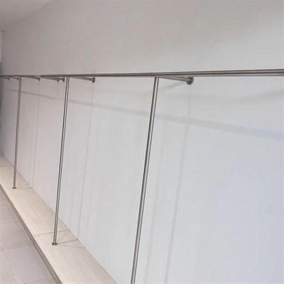 加厚服装店展示架女装陈列架不锈钢上墙壁挂式挂衣架童装落地侧挂