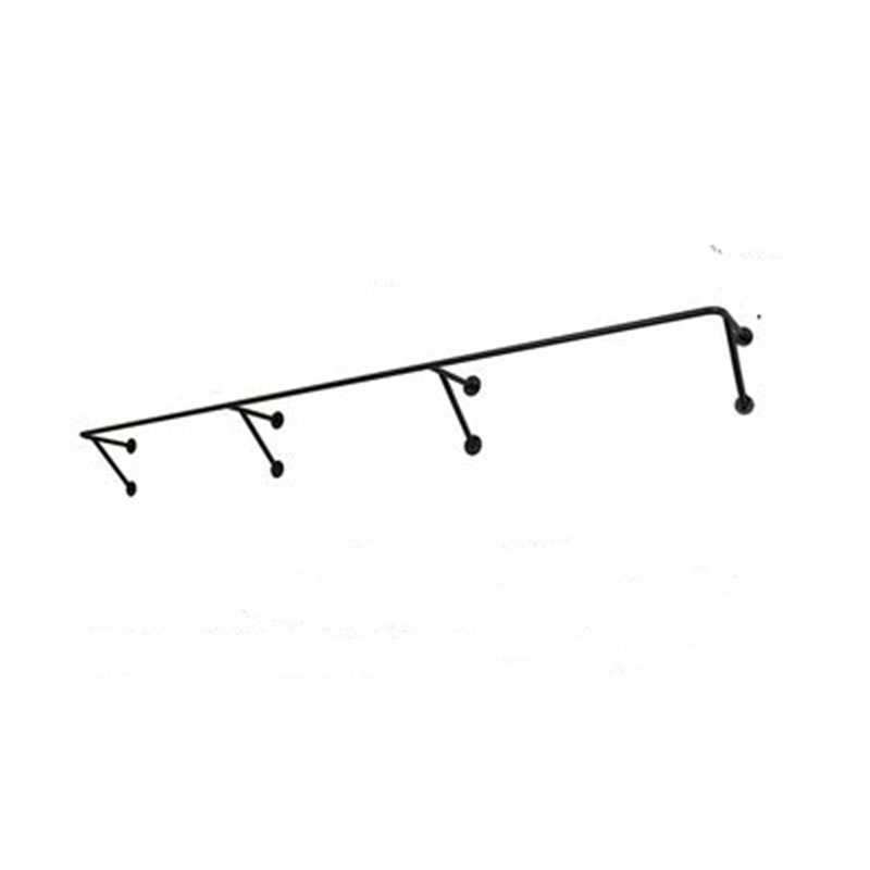 服装店展示架不锈钢正挂店铺侧挂陈列架女装店货架银色上墙挂衣杆