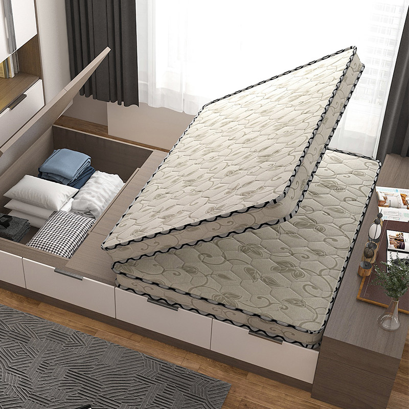 折叠床垫椰棕偏硬棕榈垫家用午睡单人可打地铺1.5米1.2榻榻米垫子