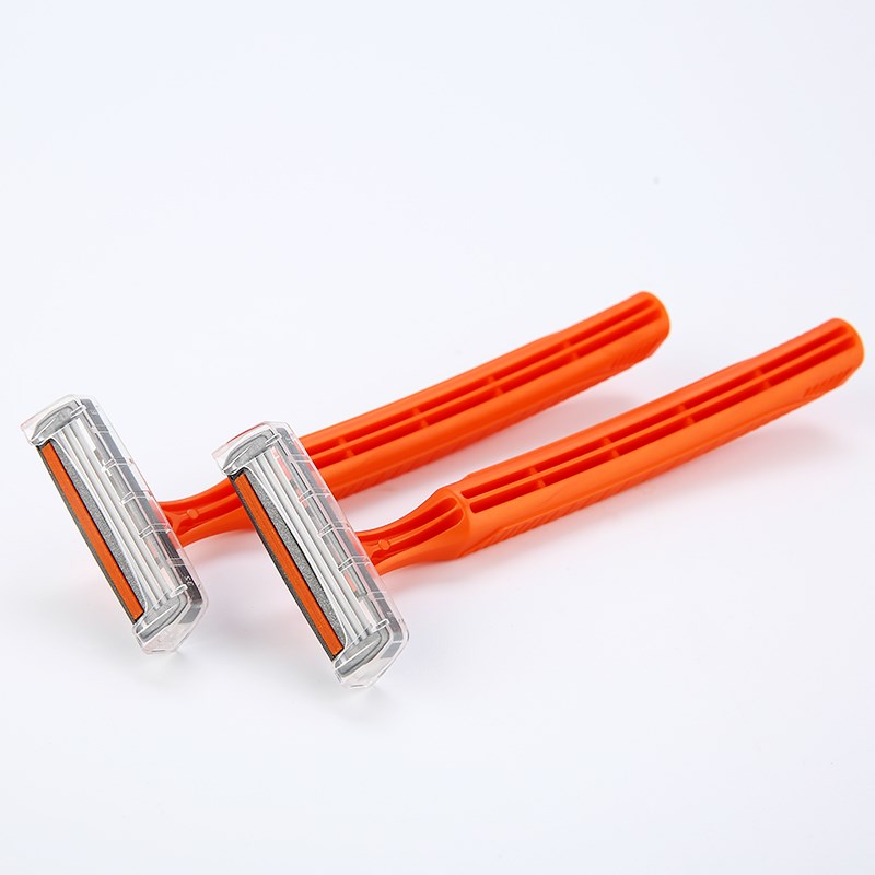 BIC比克三层轻便刀剃须刀刮脸刀刮胡刀一次性刀头刀片女士剃毛刀