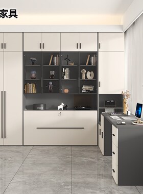 轻奢折叠床衣柜家用小户型隐形床书桌柜一体家用电脑桌组合3CH21