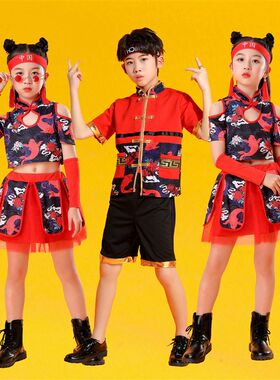 六一女童汉服演出服寄明月舞蹈服母女装中国风居家旅游亲子套装