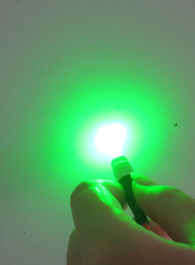 532nm200mw绿光光纤耦合激光器 绿色点状激光镭射灯头多模FC接口