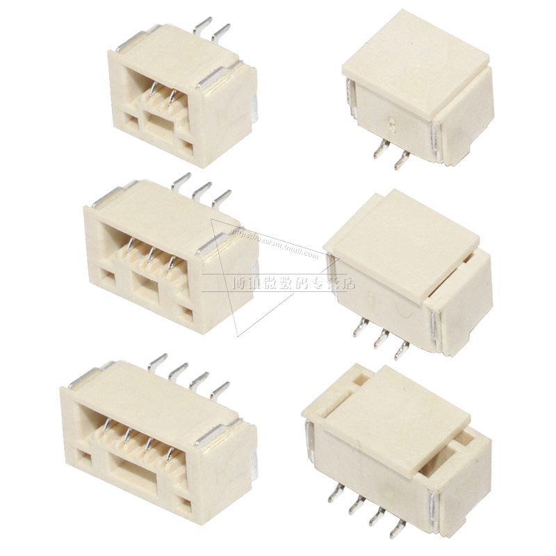 编带GH1.25mm间距卧贴立贴接插件贴片插座连接器盘装2 3 4 5 6 8P,电子元器件市场,连接器,淘宝优惠券,粉丝福利购,淘宝优惠卷