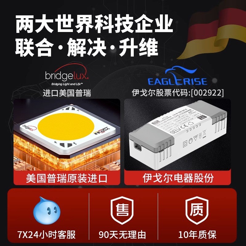 窄边筒灯led嵌入式孔灯天花灯客厅走廊过道防眩护眼射灯三色变光