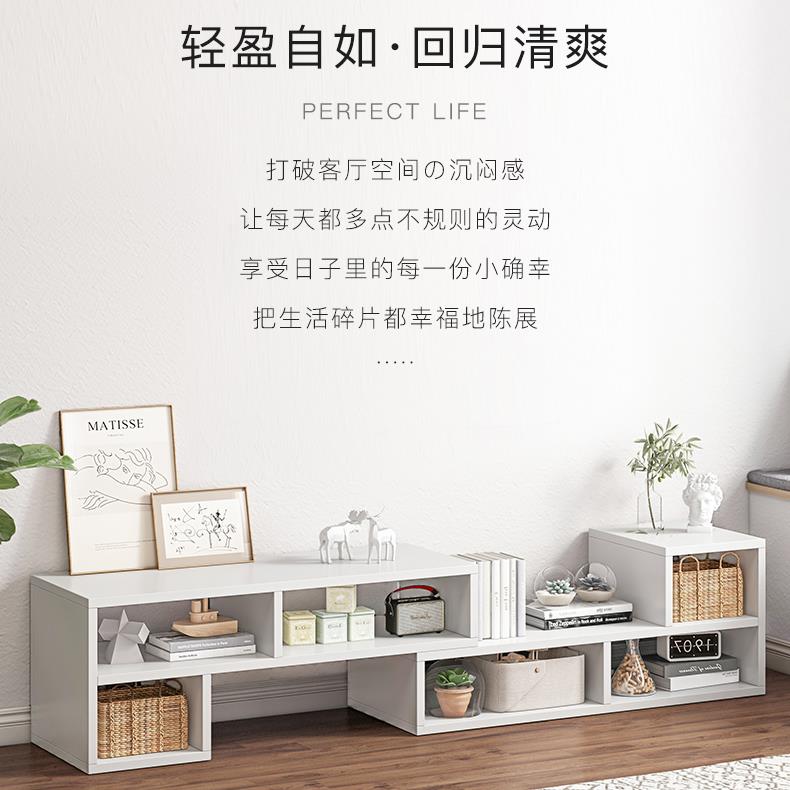 北欧创意电视柜简约现代小户型客厅经济型地柜卧室多功能背景墙柜