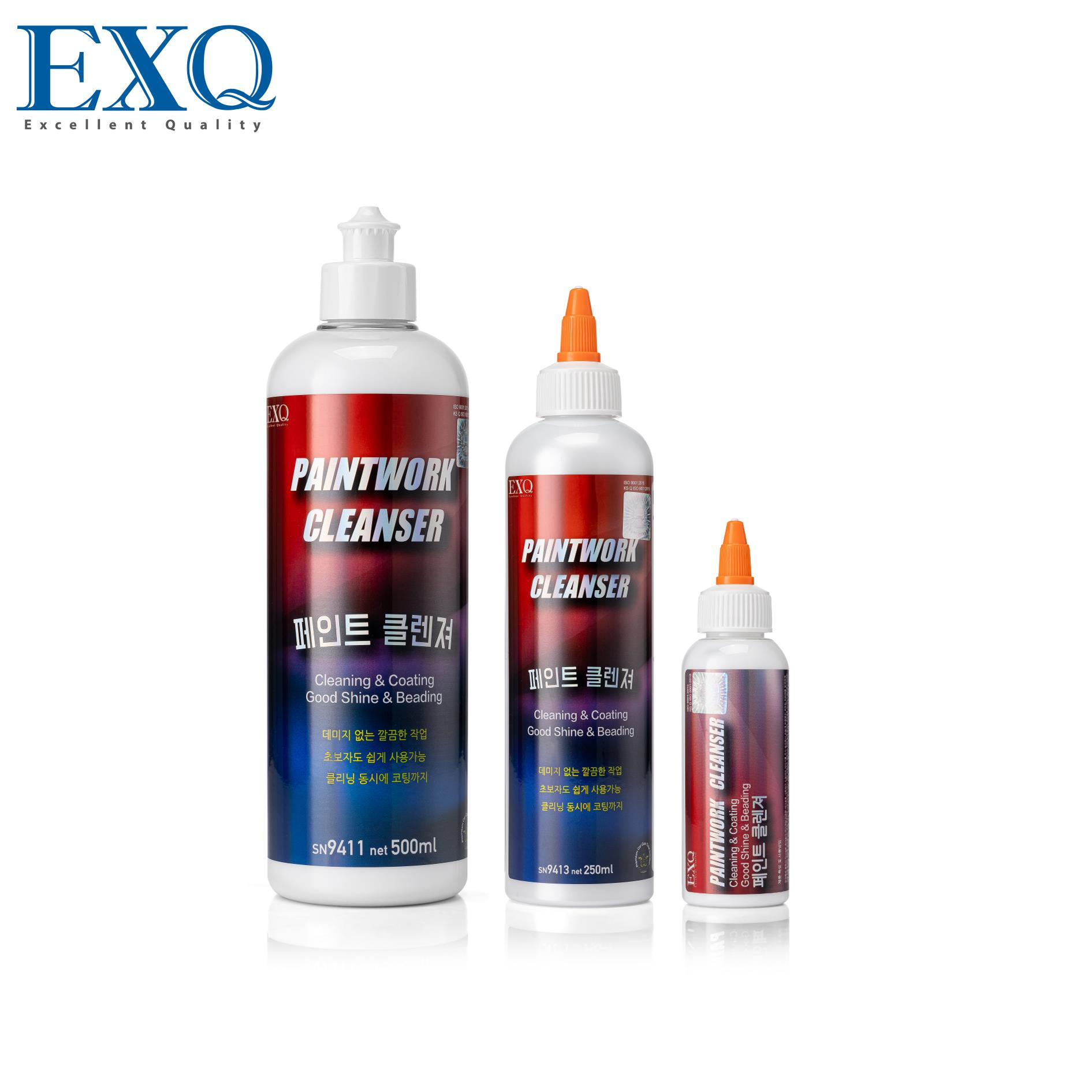 韩国EXQ漆面&PPF车衣改色膜深度去污上光研磨剂镜面液蜡去污蜡