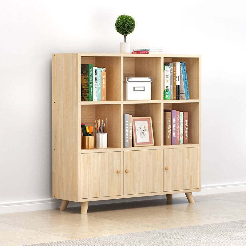 WP6实木落地书柜收纳格子一体柜自由组合带门儿童简约松木矮书架,玩具/童车/益智/积木/模型,垂直悬浮玩具,淘宝优惠券,粉丝福利购,淘宝优惠卷