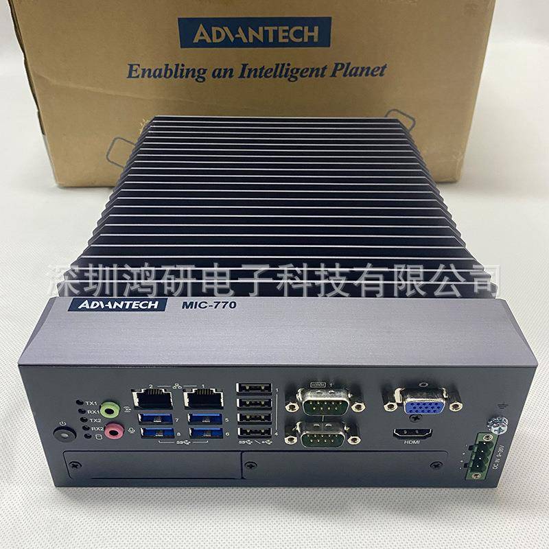 MIC-770H/工控机10代CPU紧凑型无风I工控业制电脑迷扇你主机