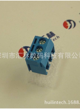 深圳汇林WF131-3.5mmPCB直插式带测试孔端子黑色/蓝色-固定式端子