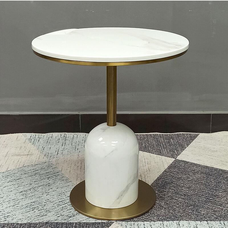 轻奢岩边几厅创意极简沙板发角客几不锈钢现代简约设师21-2小计茶