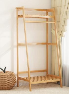 挂架衣架落地立式衣衣卧室楠竹室内家用衣柜服收纳IYD架衣帽置物
