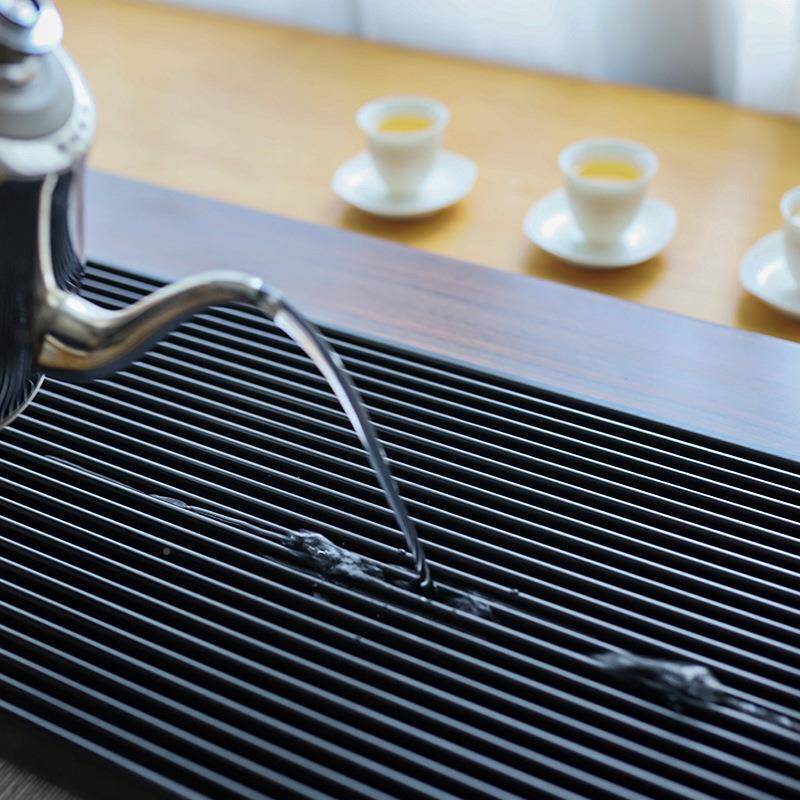 北约公美胡桃实木茶盘ddianmu镶嵌木茶台家用简干泡客电厅茶海办