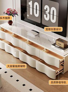 落地电视柜柜客厅202新款电收纳储物柜一体MTM实木5岩板茶几视组