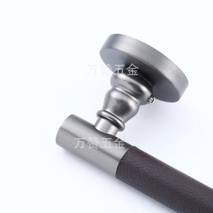 静音磁门锁黑吸灰室内MQI卧门室代通用型执手锁家用卫生间把手现