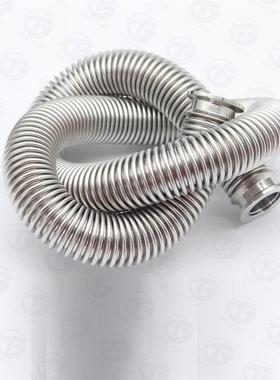 K软FIES0高氦真空波纹管成型真空管304不锈钢快装真空软管5气检漏