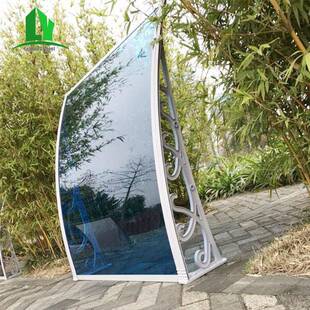 加厚塑钢支架耐力板雨棚耐力板户外阳台雨露棚台遮阳隔塑钢支架棚