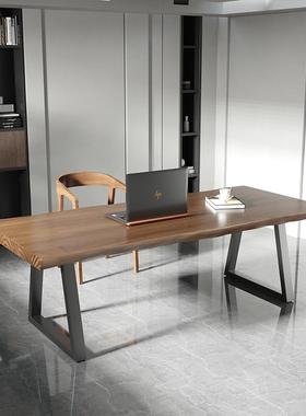 简WNB实木电脑桌约双人办公桌家儿童学习写字书用桌小型长方会议