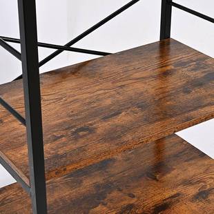 LAN家用室室内摆件移动物置物架卧阳台纳桌子收架复古储架室外花