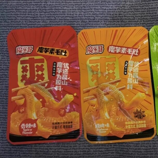 【抢】魔乐哥魔芋爽素毛牛肚丝香辣味爽即食解馋宿舍小零食