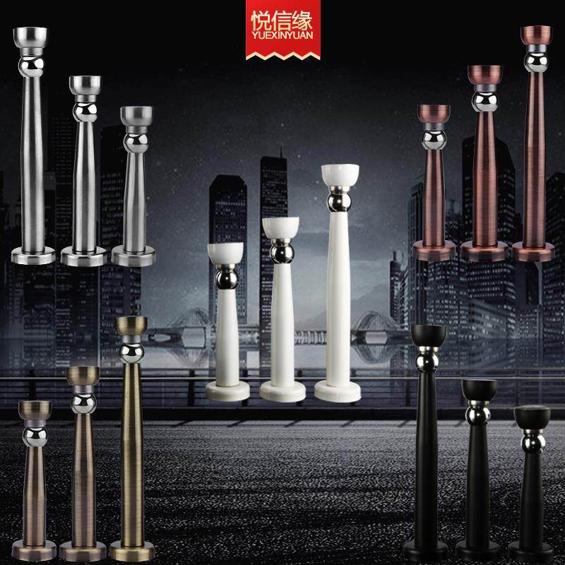 悦信缘加长门吸打孔工程门厂不锈钢门碰门顶门档墙地两用包邮