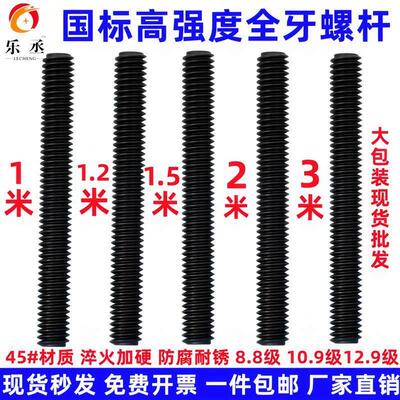 加长丝杆1.5米/2米/3米8.8级螺杆高强度牙条通丝全螺纹M20M12M10