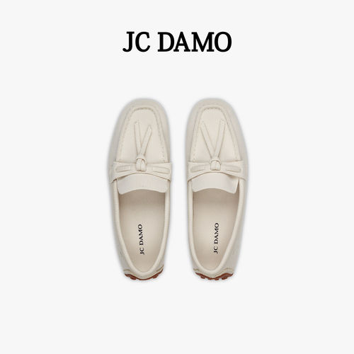 JCDAMO飞织乐福鞋女鞋豆豆鞋