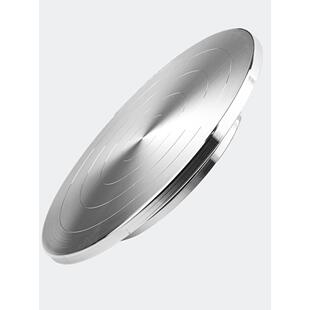 旋转转盘底座多肉盆景制作花艺插花泥塑陶艺手动转台产品展示台架