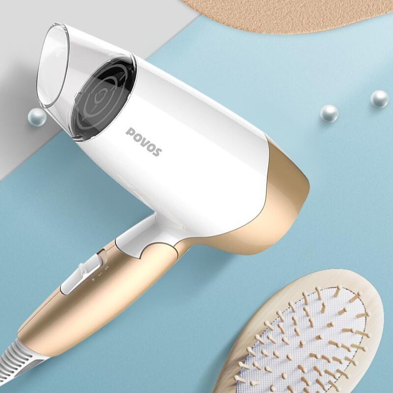 奔腾吹风机家用静音学生女宿舍用冷热迷你便携可折叠电风筒小功率