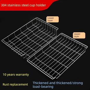 消毒柜304不锈钢碗架康宝XDR20-A6X隔层架碟架沥水网架RTP20A-6