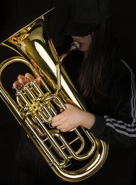 爵朗JZEP-1铜150 上低管音 大号 管DHB乐 乐队 降B士调