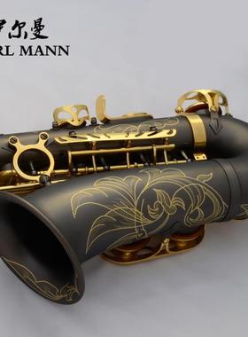 伊尔曼lEar Ma音nn 亚光黑镍 降 中萨克斯管 厂e家AMS直销sax