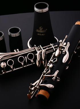 JBLC-学ZXP501单簧管 键降B调黑管管17白铜按键校乐队