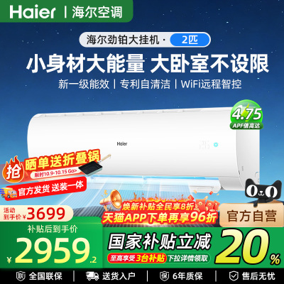海尔劲铂2匹一级变频家用空调