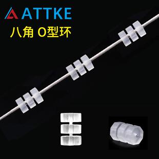 山地车公路自行车变速刹车线八角O型环透明橡胶车漆保护