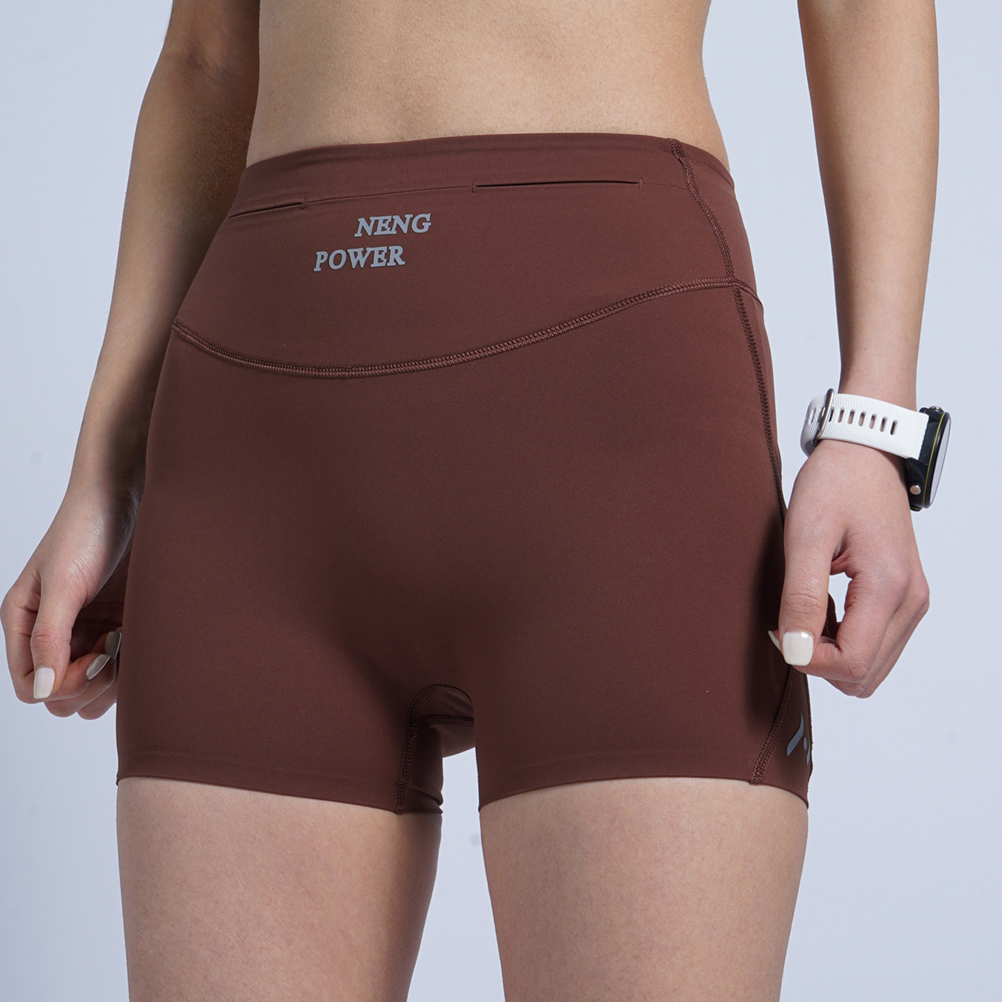 【热卖】NP能跑女马拉松竞速跑步高弹四色透气速干提臀护肌三分裤