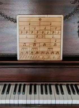 木质音符拼图Musical notes and rests bars儿童益智玩具礼物