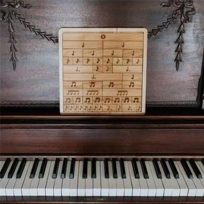 木质音符拼图Musical notes and rests bars儿童益智玩具礼物