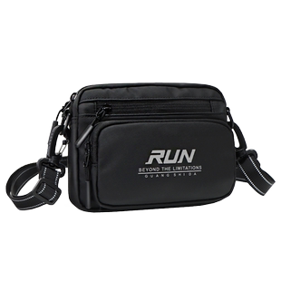 潮牌ins百搭迷你男士斜挎包户外游玩小背包男生胸前挎包单肩小包