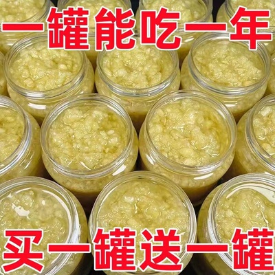 【买1送1】蒜蓉酱蒜泥烧烤生蚝海粉丝扇贝纯天然大桶装养生粉整箱