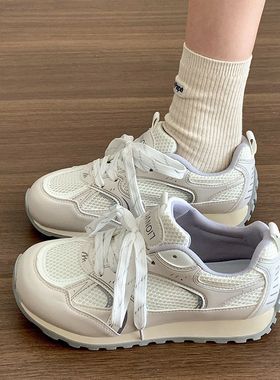 T628春夏2025学生运动鞋女轻便透气跑步鞋新款软底鞋女鞋