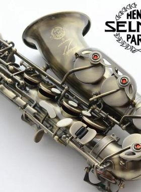 法国正品JIABO降E调中音萨克斯乐器54降E调仿古铜萨克斯送大厂家