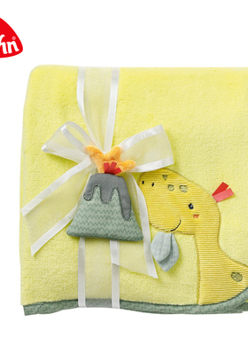 fehn-德国进口小恐龙毛毯婴幼儿柔软温暖洗澡神器