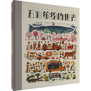 五彩缤纷的世界湖南美术出版社儿童艺术启蒙绘本色彩感知训练适合3到6岁亲子共读