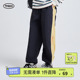 撞色线条拼接女童裤 夏季 子户外运动 男2025新款 mipo儿童运动束脚裤