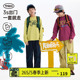 春LOOK1 mipo春季 儿童长袖 t恤吸湿速干防晒裤 子户外男女童套装