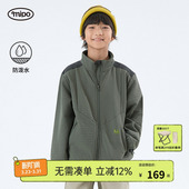 儿童外套北面绒立领防泼水上衣男女童户外衣 mipo冬季 商场同款