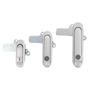 配电箱锁平面锁电箱钥匙专用锁弹起式电表箱锁配电柜机柜钣金门锁