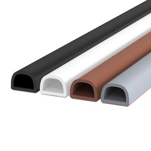 门缝密封条门窗木门窗户隔音卧室防盗门框静音防撞条自粘防风胶条