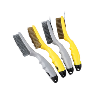 钢丝刷除锈打磨工具多功能清洁刷带柄钢刷铁刷子小刚刷工业用硬毛